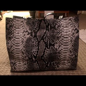 Summer & Rose snake skin print tote